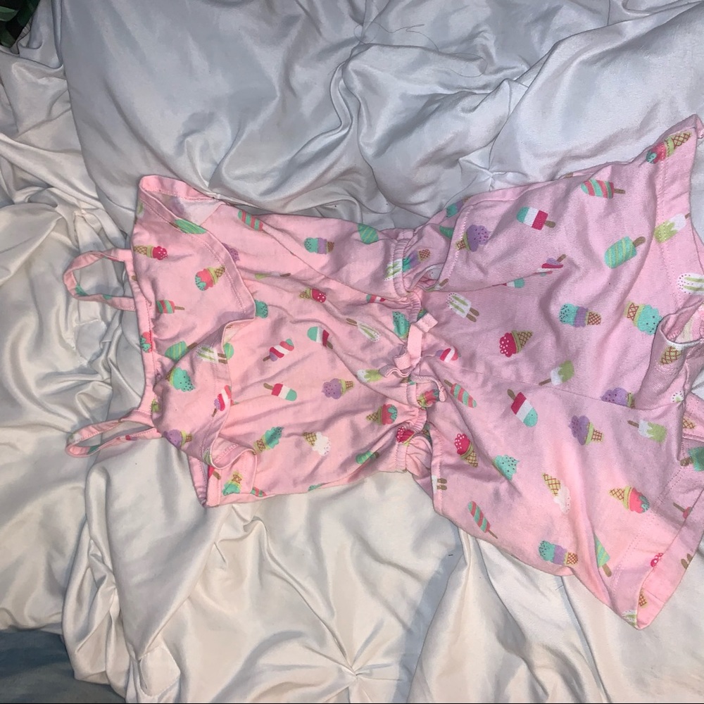 Ice cream pink romper